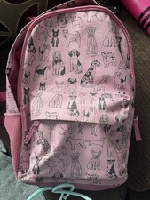 Pink Lily And Dan Dog Rucksack